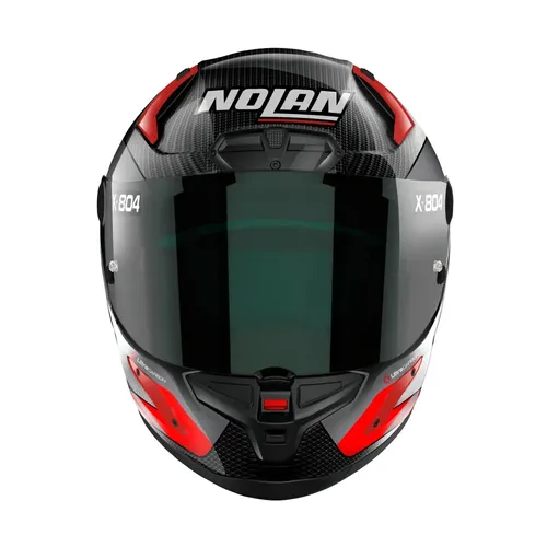 קסדה מלאה X804 R.S HOT LAP מבית NOLAN שחור אדום