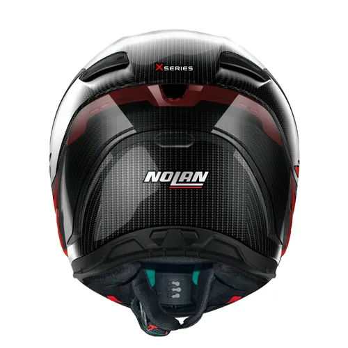 קסדה מלאה X804 R.S HOT LAP מבית NOLAN שחור אדום