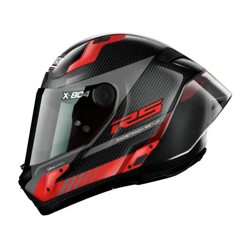 קסדה מלאה X804 R.S HOT LAP מבית NOLAN שחור אדום