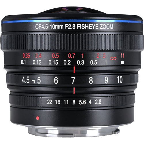 עדשה Venus Optics Laowa 4.5-10mm f/2.8 CF Zoom Fisheye for Canon EF-M
