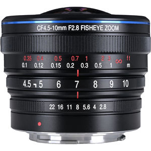 עדשה Venus Optics Laowa 4.5-10mm f/2.8 CF Zoom Fisheye for Canon EF-M