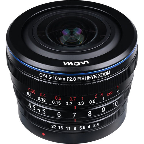 עדשה Venus Optics Laowa 4.5-10mm f/2.8 CF Zoom Fisheye for Canon EF-M
