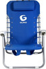 כיסא חוף מתקפל 4 מצבים  GURO BEACH CHAIR STEEL - כחול- 
