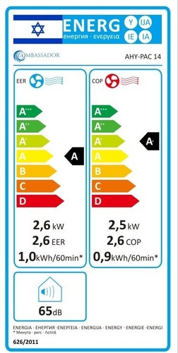 מזגן נייד AMBASSADOR 9000 BTU AHY-PAC 14
