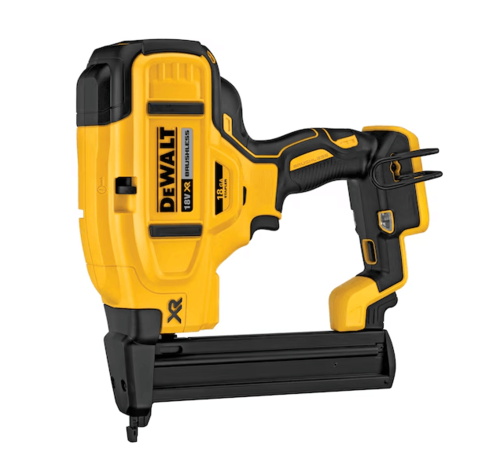 גוף אקדח סיכות נטען בראשלס + שתי ראשים דגם DeWALT DCN681