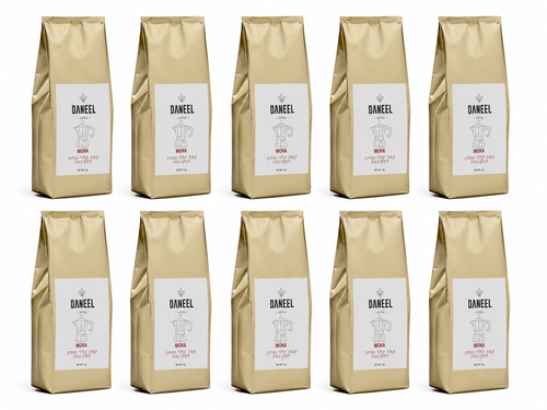 Daneel Coffee Colombia Moka Pot – קפה קולומביאני טחון למקינטה 10 ק״ג