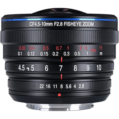עדשה Venus Optics Laowa 4.5-10mm f/2.8 CF Zoom Fisheye for MFT