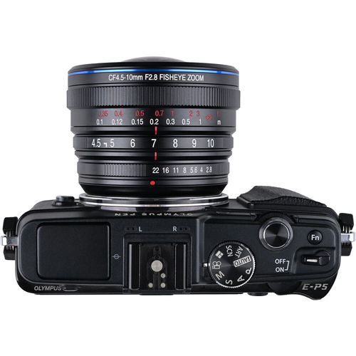 עדשה Venus Optics Laowa 4.5-10mm f/2.8 CF Zoom Fisheye for MFT