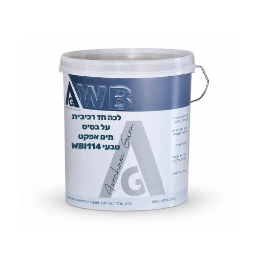 לכה חד רכיבית על בסיס מים אפקט טבעי 5 ליטר-WBI114