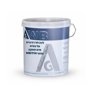 לכה חד רכיבית על בסיס מים אפקט טבעי 5 ליטר-WBI114