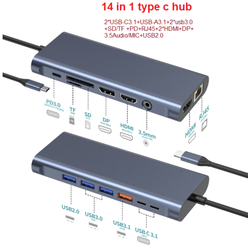 מתאם 11 ב-1 Type-C 
