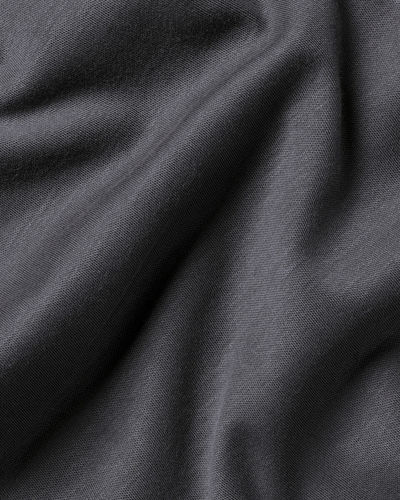 חולצת פולו קצרה אפור גרפיט אלגנטית - Graphite grey plain short sleeve polo