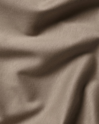 חולצת פולו קצרה אלגנטית בצבע מוקה - Mocha plain short sleeve jersey polo