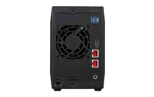 כותרת Asustor NAS 2-Bay AS5402T – Intel Celeron N5105 / 4GB RAM / 4x M.2 NVMe Slots / Dual 2.5GbE / HDMI 4K