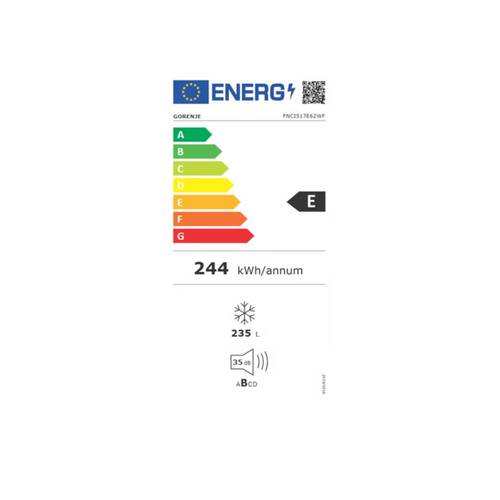 מקרר אינטגרלי דלת אחת 235 ליטר Gorenje NF FNCI517E62WF