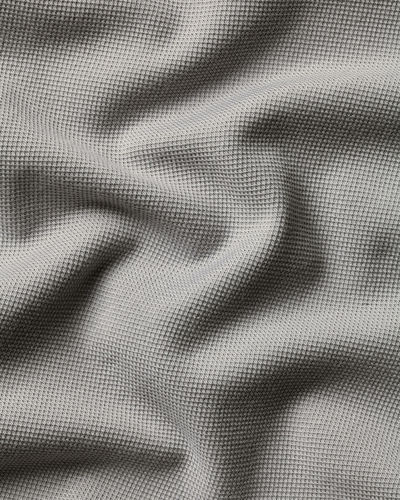 חולצת פולו אפור בהיר עם צווארון אלגנטי - Light Grey cotton stretch smart pique polo