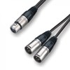 כבל מפצל XLR אורך 20 ס"מ