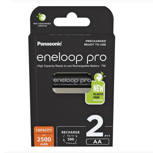 2 סוללות נטענות ENELOOP PRO 2500MHA