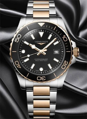 Longines L37693587 Hydroconquest 42MM סוללה לונג'ין יבואן רשמי