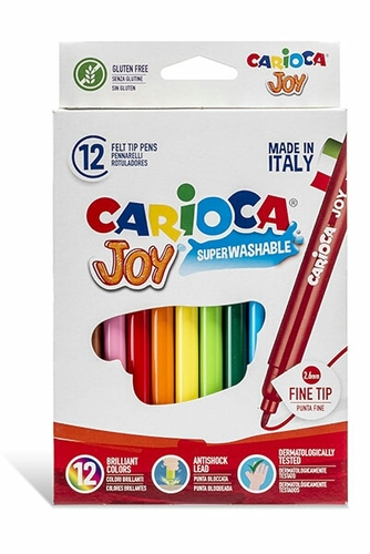 סט 12 טושים CARIOCA 40614 joy