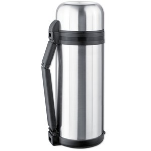 תרמוס גדול לשתיה חמה וקרה שומר חום 24 שעות ISOSTEEL 1,8L 