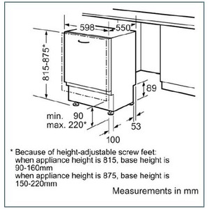 מדיח כלים רחב Siemens SN66M094 סימנס