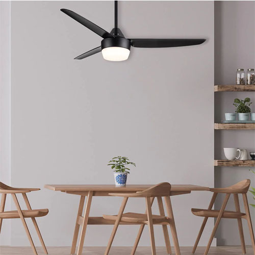מאוורר תקרה ''48 כולל שלט ותאורה Semicom SM-1082B/18CT BALCONY סמיקום