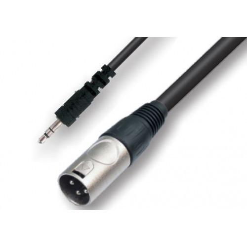 כבל XLR m ל PL m אורך 5 מטר