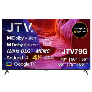 טלוויזיה חכמה 50" JTV 4K UHD ג