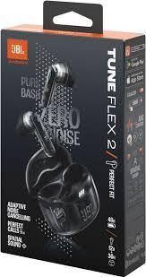 אוזניות אלחוטיות Tune Flex 2 מבית JBL  באס טהור, ללא רעשי רקע.