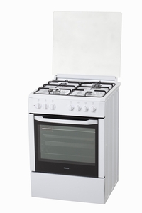 תנור משולב כיריים מבית בקו דגם CSE62120DW צבע לבן