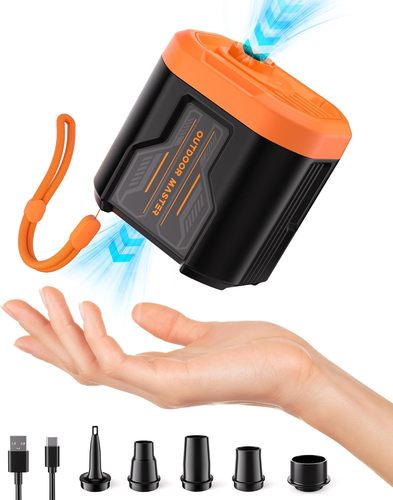משאבה חשמלית נטענת לניפוח מזרונים וסירות OUTDOOR MASTER