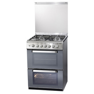 תנור דו תאי מבית KING דגם K22X צבע נירוסטה