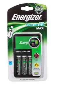 מטען סוללות מקסי 2000 מא"ש + 4 סוללות Energizer AA  אנרג׳ייזר