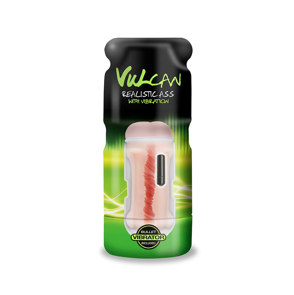 מיני פלשלייט רוטט Vulcan Realistic Ass Vibration