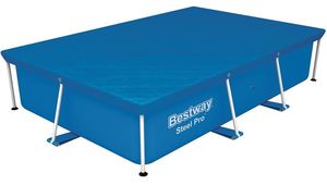 כיסוי עליון כחול BESTWAY לבריכה ביתית מלבנית 170*259 מק"ט 58105