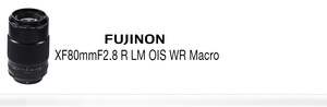 FUJI XF80MM F2.8 R LM OIS WR MACRO - שמעוני
