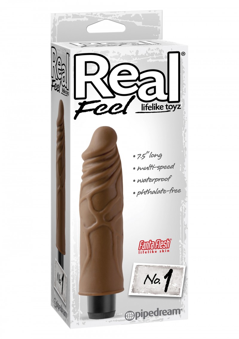 ויברטור ריאליסטי Real Feel No 1 Brown