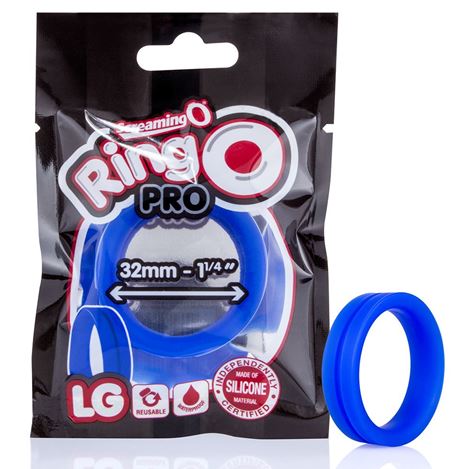 טבעת זקפה מסיליקון RingO Pro Blue