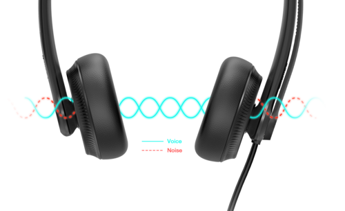 אוזניות Yealink USB UH34 Lite M