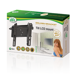 זרוע שיח LCD201 עם הטייה למסכים עד "37 SIH