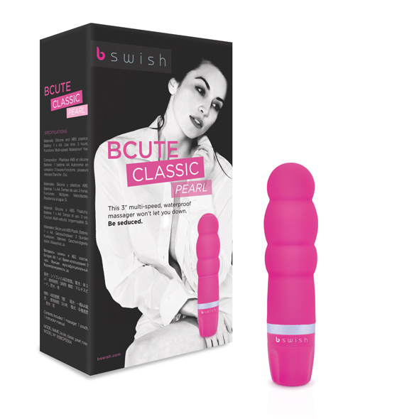 מיני ויברטור סיליקון BCute Classic Pearl