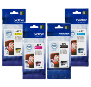 סט ראשי דיו מקוריים BROTHER LC427