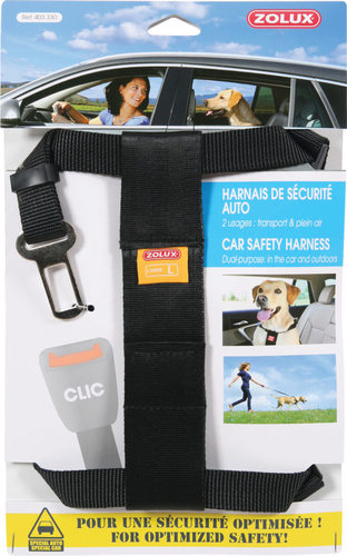 זולוקס רתמת בטיחות לכלבים   SAFETY HARNESS LARGE