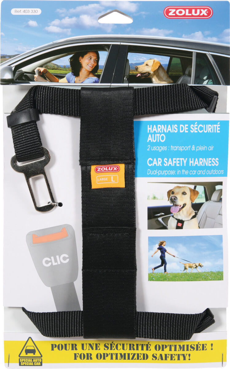 זולוקס רתמת בטיחות לכלבים   SAFETY HARNESS LARGE