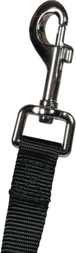 זולוקס רצועת אילוף והולכה  NYLON FLAT LEAD 20MM 15M BLK
