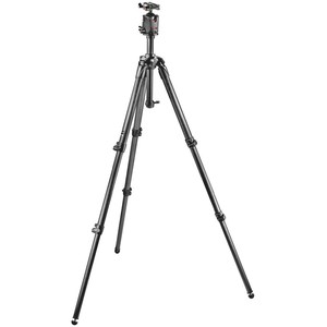 חצובת קארבון manfrotto MK057C3 וראש כדורי Q5