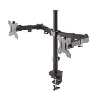 זרוע שולחנית ל-2 מסכים בגודל עד "32  NewStar FPMA-D550DBLACK