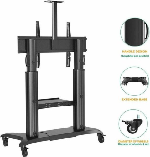 עגלה ניידת למסכי מגע\תצוגה גדולים NB CF100 CART