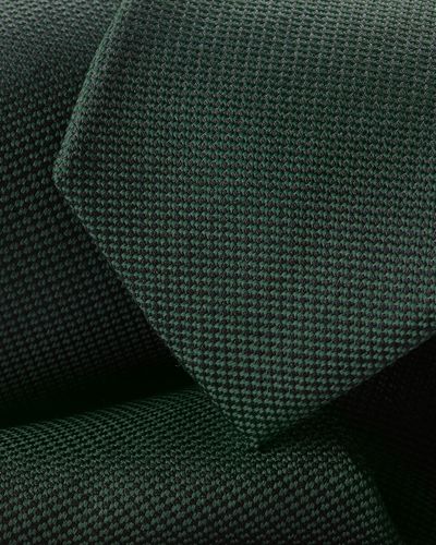 עניבה דקה - Black textured silk slim tie